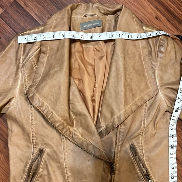Bagatelle jacket , distressed , moto , faux leather jacket - Picture 8 of 15